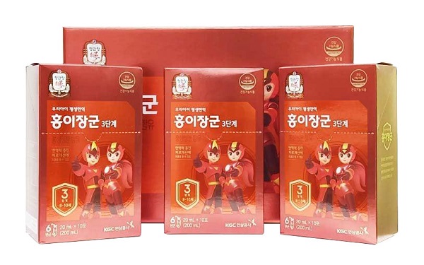 Nước hồng sâm trẻ em KGC Hàn Quốc giai đoạn 3 (8-10 tuổi)