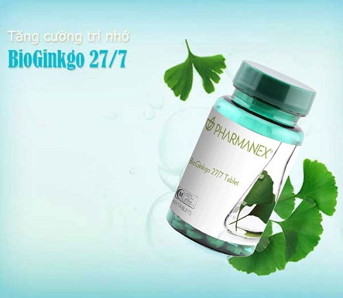 Pharmanex Bioginkgo 27/7 tăng cường trí nhớ, tốt cho não bộ