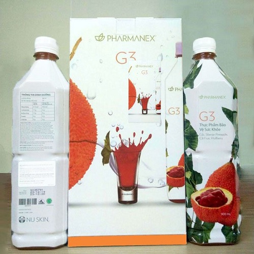 Thực phẩm bảo vệ sức khỏe G3 Nuskin bộ 4 chai, 900 ml/chai