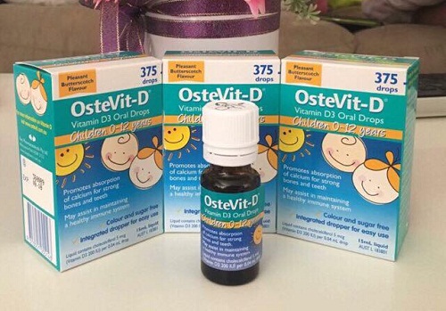 ostevit -d vitamin d3 oral drop giúp bé yêu phát triển răng và xương
