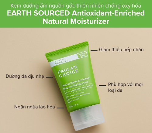 paulas choice earth sourced antioxidant enriched natural moisturizer