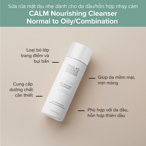 paulas choice calm nourishing cleanser normal to oily/combination