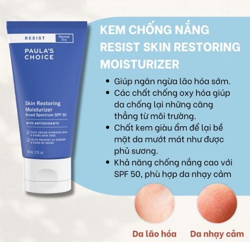 paulas choice skin restoring moisturizer broad spectrum spf 50
