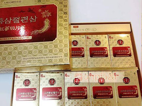 Review Hồng sâm lát tẩm mật ong Korean Sliced Red Ginseng
