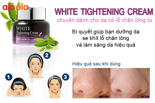 Công dụng của kem dưỡng White Tightening Cream The Skin House