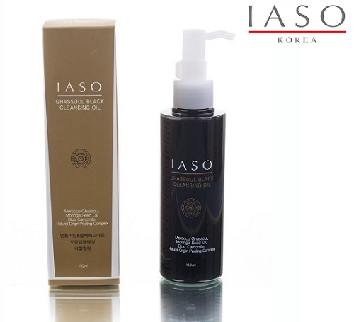Dầu tẩy trang Ghassoul Black Cleansing Oil từ thương hiệu IASO