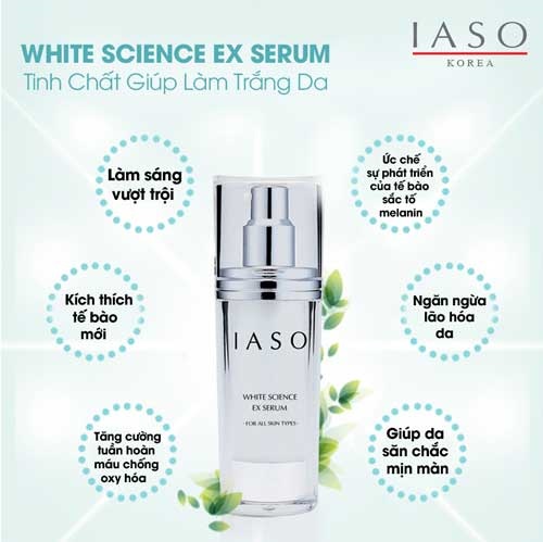 Tinh Chất IASO White Science EX Serum 