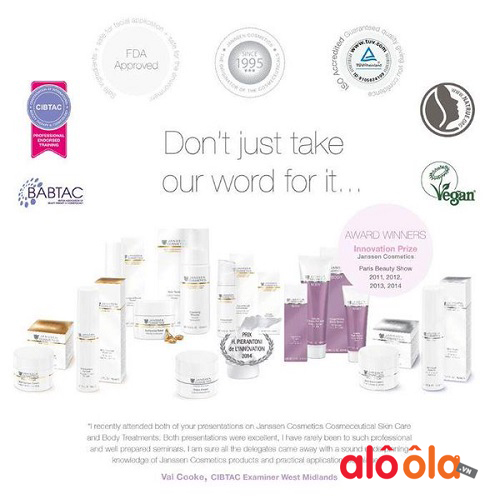Mỹ phẩm Janssen Cosmetics – Aloola