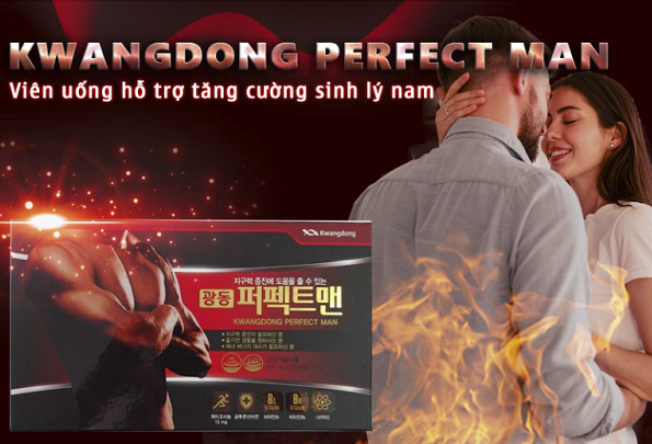 Kwangdong Perfect Man – Viên uống tăng cường sinh lý nam Hàn Quốc