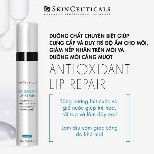 dưỡng môi  skinceuticals antioxidant lip repair