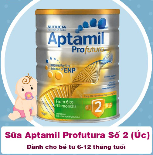  sữa aptamil profutura số 2 dành cho bé từ 6-12 tháng tuối