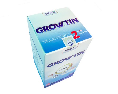Gafo Growtin 2: Sữa công thức cho trẻ từ 1-3 tuổi (Túi giấy 18g x 10 túi)