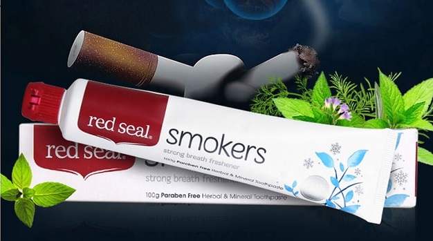 Kem đánh răng Red Seal Smokers Toothpaste của Úc