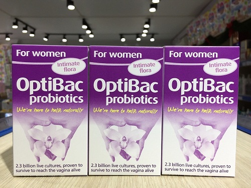 men vi sinh Optibac Probiotics hỗ trợ điểu trị bệnh phụ khoa cho phụ nữ