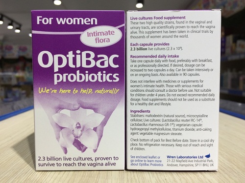 men vi sinh Optibac Probiotics tốt cho phụ nữ