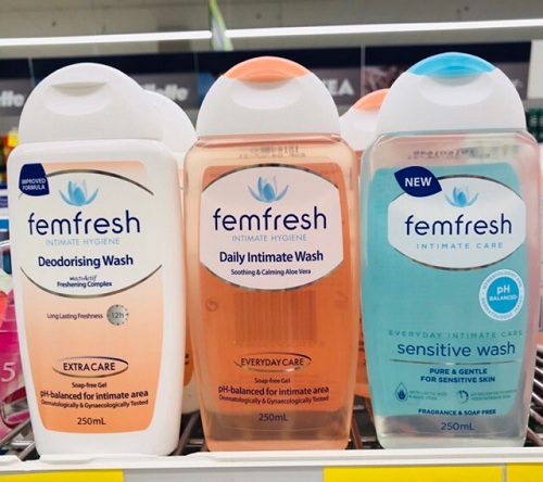Femfresh Intimate Care Sensitive Wash dung dịch vệ sinh phụ nữ