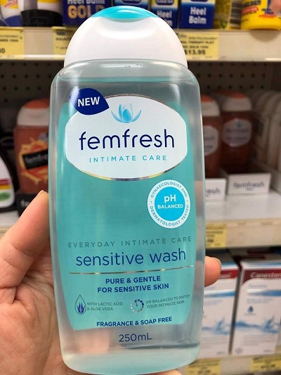 Dung dịch vệ sinh Femfresh Sensitive Wash 250ml chính hãng của Úc