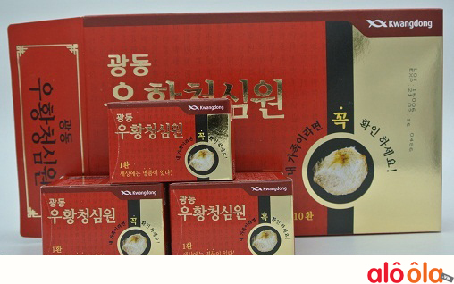 An cung ngưu hoàng Hàn Quốc màu đỏ