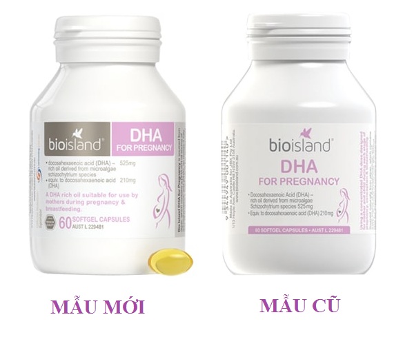 Bio Island DHA For Pregnancy – DHA cho bà bầu