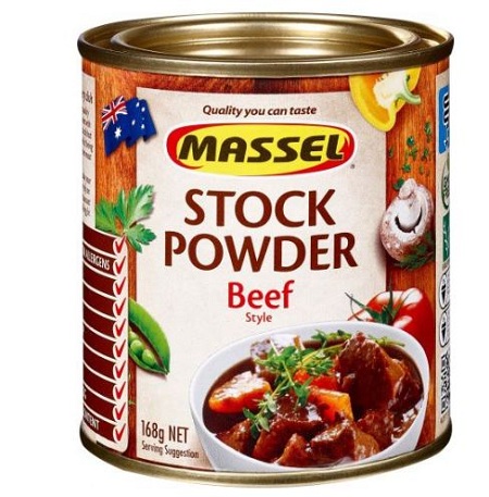 Hạt nêm Massel Stock Powder Beef hương vị bò 168g
