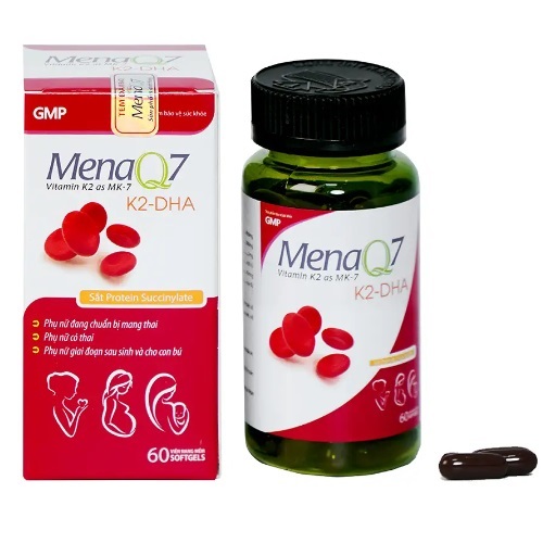 MenaQ7 K2 DHA – Tinh hoa khoáng chất cho mẹ bầu