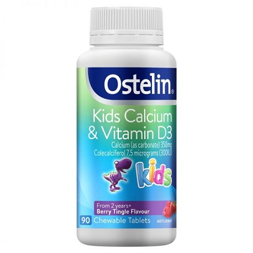  Ostelin Kids Calcium & Vitamin D3 cho bé 2-13 tuổi