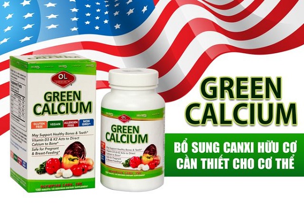 Green Calcium Viên Uống Bổ Sung Canxi Hữu Cơ