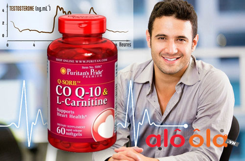 Viên uống Coq10 & l-carnitine Puritan's Pride của Mỹ cho trái tim khỏe mạnh 