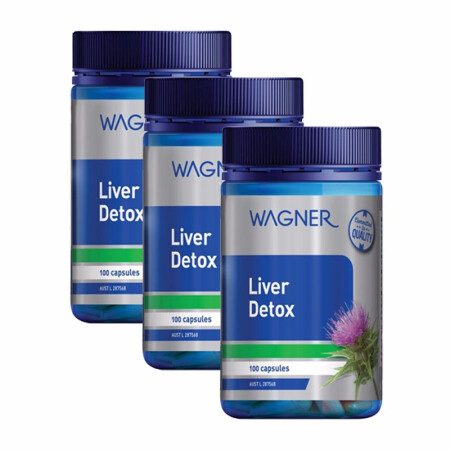 Viên uống thải độc gan Wagner Liver Detox 100 viên của Úc