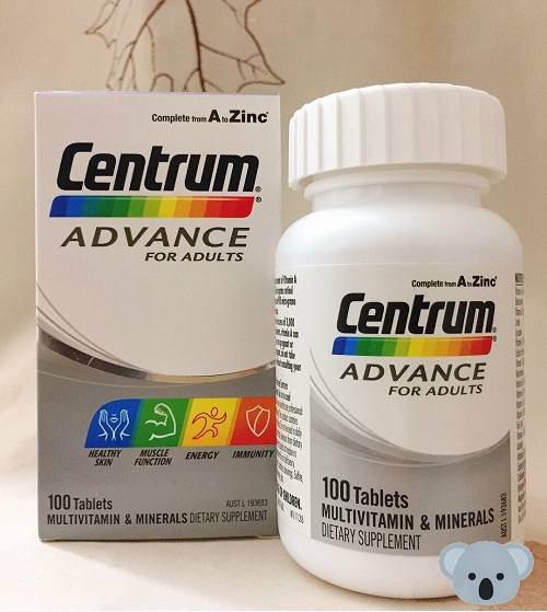 Vitamin tổng hợp Centrum Advance For Adults 100 tablets của Úc