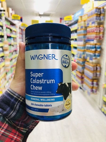 Wagner Super Colostrum Chewable 200 Tablets
