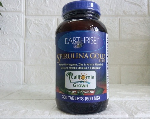 Tảo mặt trời Spirulina Gold Plus - Thực phẩm chức năng tảo mặt trời Mỹ giúp tăng cân