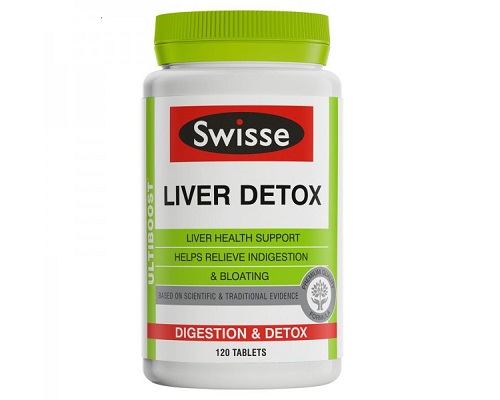swisse liver detox 120 viên