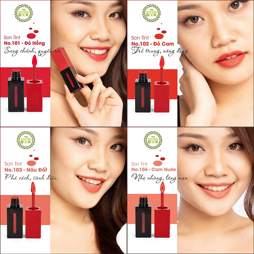 Son kem thời thượng The Nature Book Stylish Soft Lip Lacquer