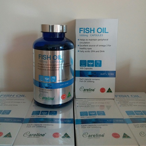 Viên dầu cá Fish Oil 1000mg Careline 