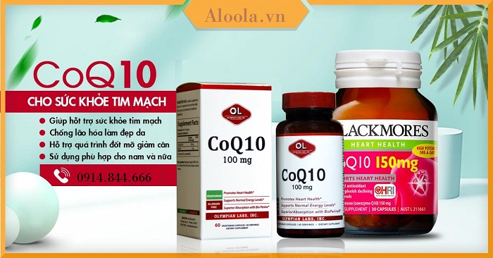 Coenzyme Q10 (CoQ10) bổ tim mạch