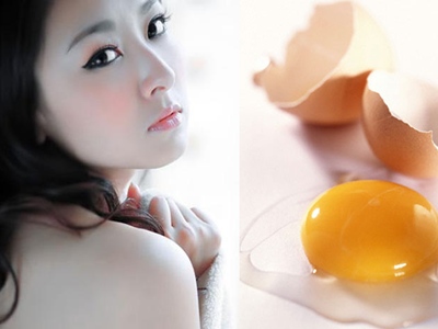 Mặt nạ trứng giúp căng da mặt