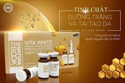 tinh chất dưỡng trắng và tái tạo da vitamin white