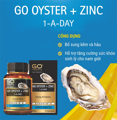 công dụng của tinh chất hàu go oyster zinc