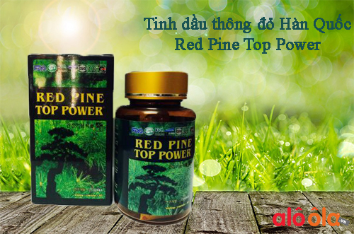 tinh dầu thông đỏ red pine top power hàn quốc có tốt không?