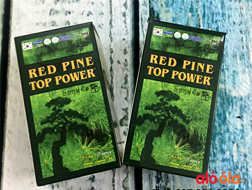 tinh dầu thông đỏ red pine top power hàn quốc