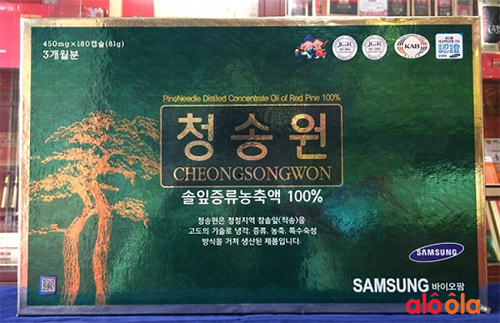 dùng tinh dầu thông đỏ cheongsongwon đúng cách để đạt hiệu quả nhất