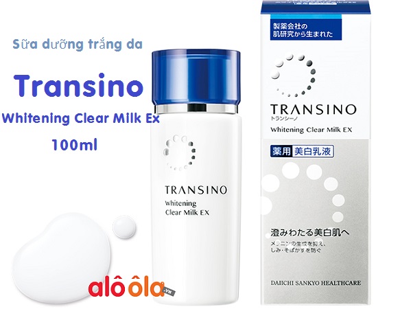 Transino Whitening Clear Milk Ex 100ml