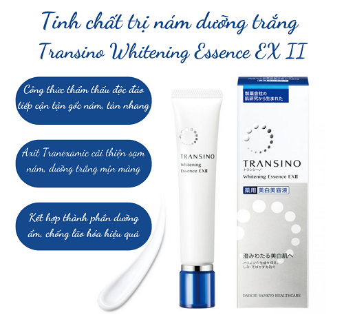 thành phần kem Transino Whitening Essence EX II