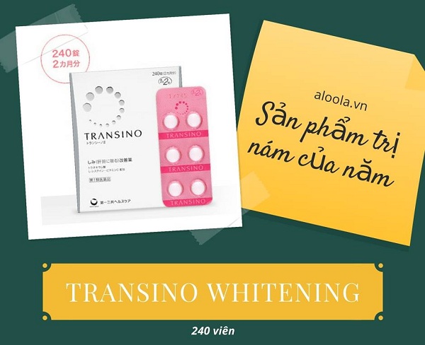 Review Transino Whitening 240 viên