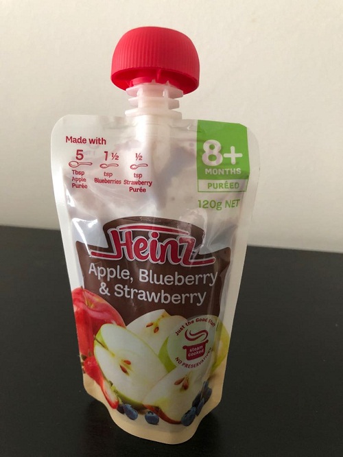 heinz apple blueberry & strawberry an toàn cho sức khỏe bé yêu
