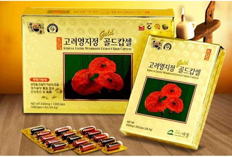 korean linhzhi mushroom extract gold capsule thích hợp với nhiều đối tượng