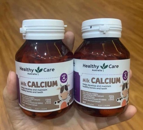 healthy care milk calcium an toàn cho sức khóe