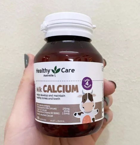 healthy care milk calcium giúp bé yêu khỏe mạnh