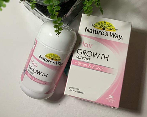 hair growth support biotin silicon